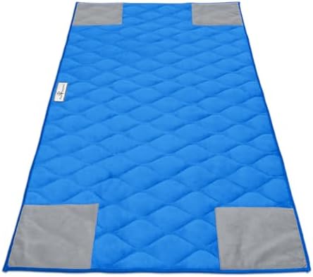 Paw Inspired PopCorner Washable Fleece Cage Liners, C&C 2x4, Blue