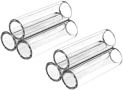 6-Tube Glass Breeding Tube & Shelter Aquarium Fish Tank Pipe Decor