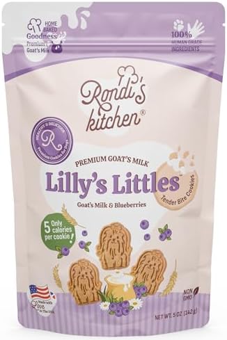 Lilly's Littles Goat Milk Dog Treats, Blueberries