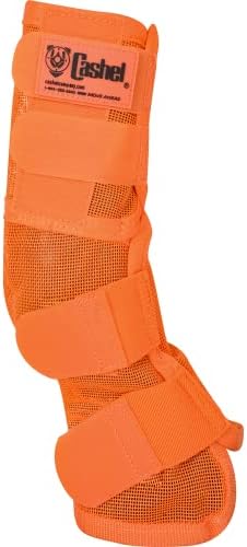 Cashel Crusader Horse Leg Guard Fly Boots 3, Orange, Warmblood, (CASC-LG3)