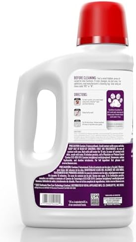 Hoover Pet Carpet Cleaner Solution, 64 oz., Tropical Breeze Scent