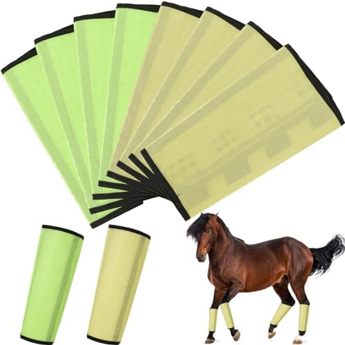 8 Pcs UV Mesh Horse Fly Boots