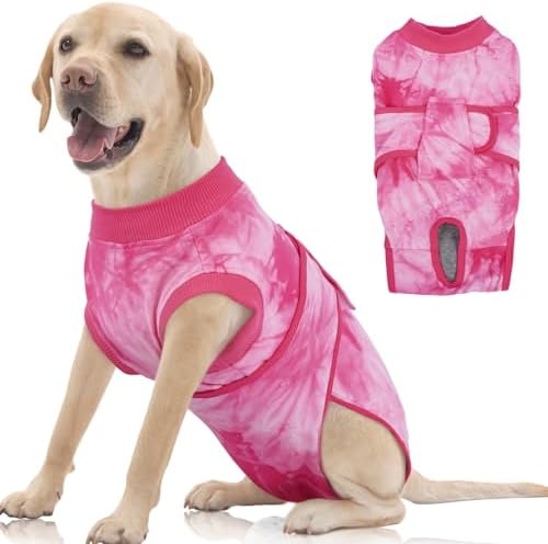 FUAMEY Dog Surgery Suit, Surgical Suit for Dogs, Dog Onesie for Surgery