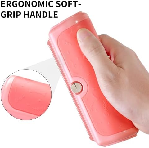 Cat and Dog Deshedding Brush for Shedding, Pink