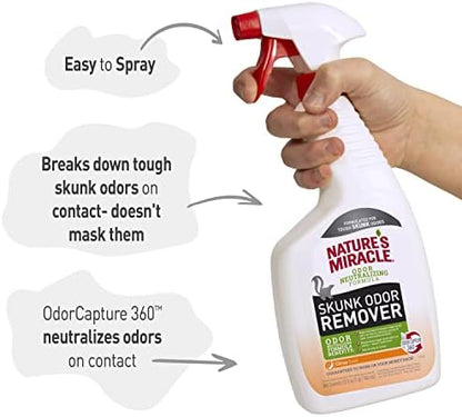 Nature's Miracle Skunk Odor Remover, Citrus Scent, 32 oz