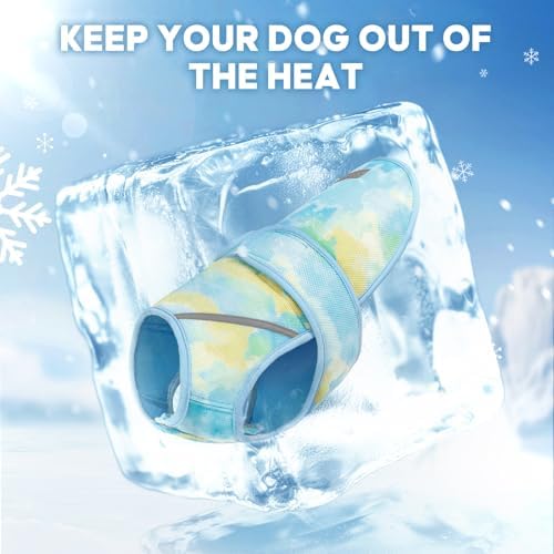 KYEESE Dog Cooling Vest Evaporative Dog Cooler Jacket for Summer Outdoor