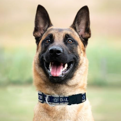 Pets First NFL Dallas Cowboys Licensed PET COLLAR, Extra Large - Heavy-Duty, Strong, and Durable Dog Collar. Available in 31 Football Teams and 4 Sizes