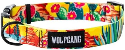 Wolfgang Wide Venture Dog Collar PackLeader Print Medium
