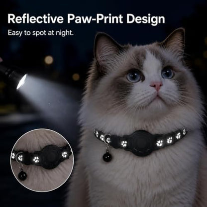 Smart Cat GPS Collar - Waterproof Pet Tracker for Android, Google Find My Compatible, No Monthly Fee. Advanced Safety Solution for Small & Large Cats.(Android Only)