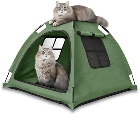 Anti-Anxiety Open Pet Tent for Cats & Dogs, Calming Hideaway