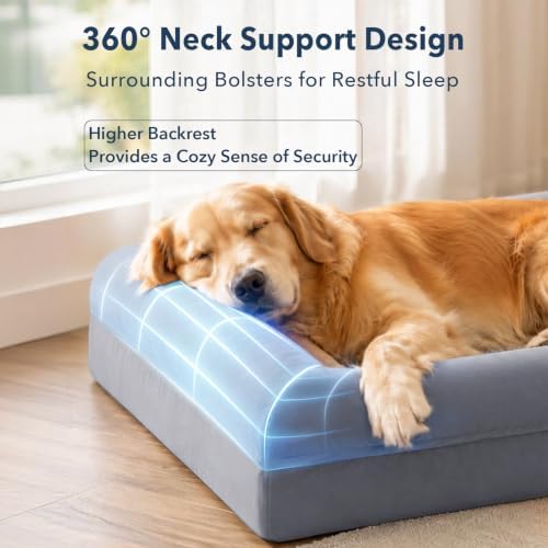 XL Orthopedic Dog Bed Waterproof for Extra Large Size Dogs