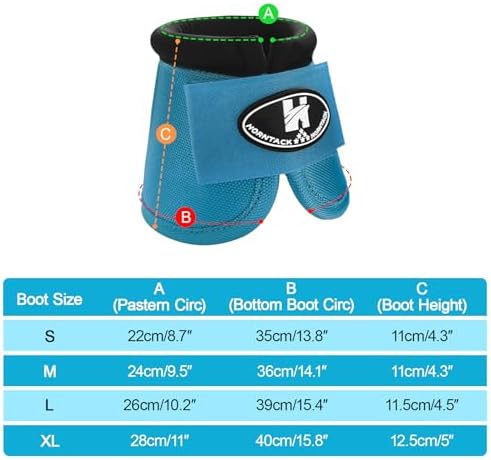 Horse Bell Boots for Outdoor Sports (Pacific, L)