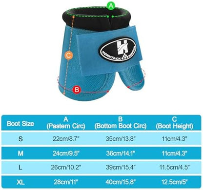Horse Bell Boots for Outdoor Sports (Pacific, L)