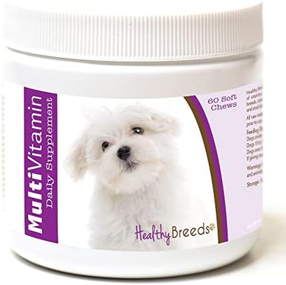 Healthy Breeds Maltese Multi-Vitamin Soft Chews 60 Count