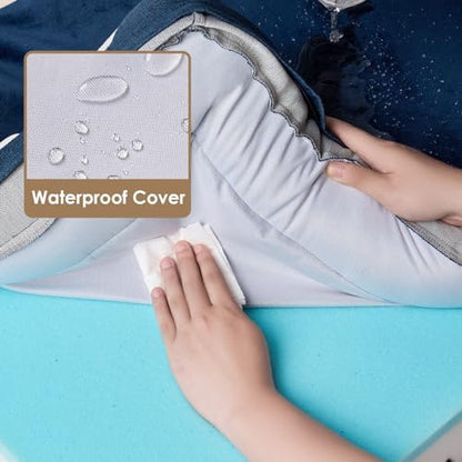 EHEYCIGA Orthopedic Extra Large Dog Bed, Waterproof Washable XL Pet Bed 44"