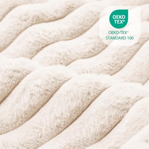 Orthopedic Large Dog Bed Calming Pet Sofa Bed 32''x24'' Ivory