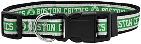 New & Improved Pets First NBA PET Collar Boston Celtics Dog Collar, Size Small Basketball Team Collar for Dogs & Cats. A Shiny & Colorful Dog & Cat Collar Licensed by The NBA