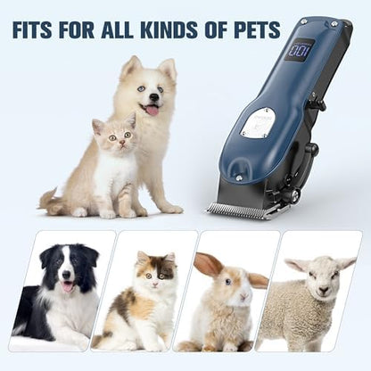 Dog Rechargeable Cordless Clippers for Grooming for Heavy Thick Hair&Coats