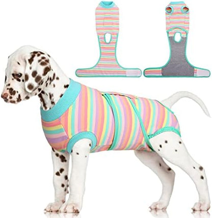 FUAMEY Recovery Suit for Dogs After Surgery,Soft Breathable Dog Bodysuit