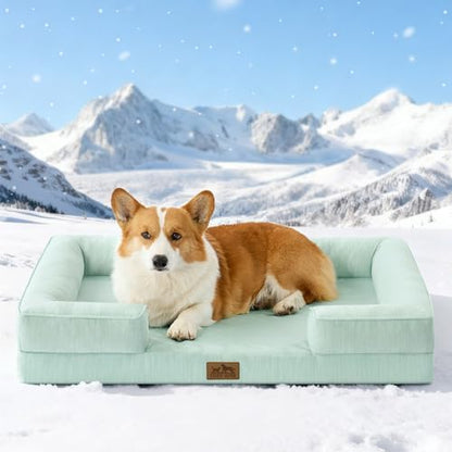 COZY KISS Orthopedic Dog Cooling Bed for Large Sized Dogs, 36x27 inch