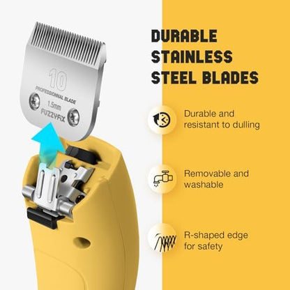Professional Dog Grooming Clippers 2-Speed Detachable 10# Blade
