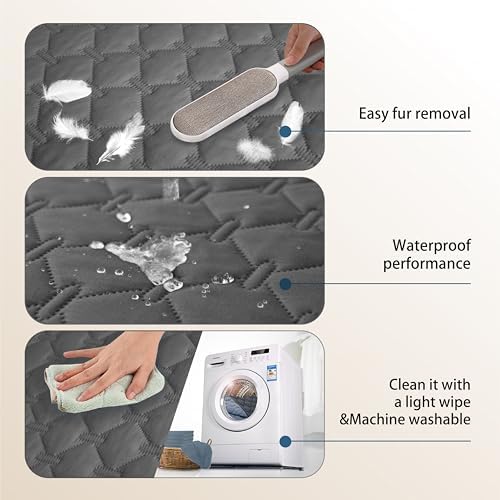 gogobunny Waterproof Dog Blanket, Couch Covers for Sofa, Reusable Pee Pads