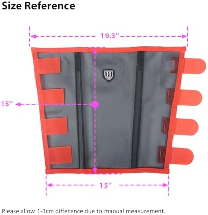 Harrison Howard Loose-Fitting Horse Fly Leggings Breathable, Tear-Resistant Fine Mesh Leg Guards Stay-on Comfortable Fly Boots (Set of 4)