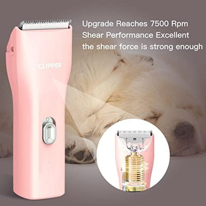 Dog Cat Home Hair Waterproof Clipper Portable Pet Shaver