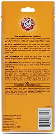 Arm & Hammer Tartar Control Puppy Dental Training Kit, Vanilla Ginger, 3 Pc