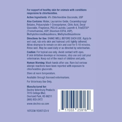 4 Shampoo for Dogs, Cats and Horses, 16 Ounce