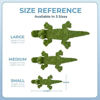 Best Pet Supplies 2-in-1 Stuffless Squeaky Dog Toy - 4 Figures, Large