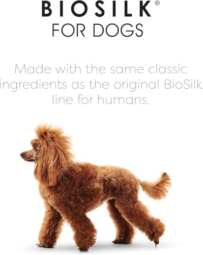 BioSilk for Dogs Silk Therapy Conditioner, with Coconut Oil, 12 Fl Oz, 2-Pk