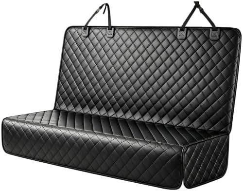 PETICON Waterproof Scratchproof Pet Bench Seat Covers for Cars, SUVs