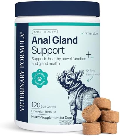 Veterinary Formula Anal Gland Support Chews for Dogs, 120 Count