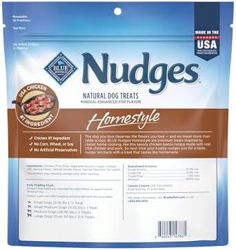 Blue Buffalo Nudges Homestyle Chicken & Bacon Dog Treats, 16 oz