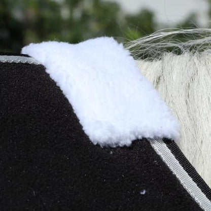LEAFOREST Horse Fleece Blanket Exercise Cooler Liner Soft Moisture Wicking
