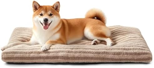 FURTIME Washable Dog Bed Medium Size Dogs, Deluxe Dog Crate Beds