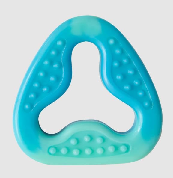 Snugarooz Go Stuff Yourself Triangle Toy - Eco-Conscious , Treat-Dispensing TPR Design - Durable, Interactive Fun for Chewing, Tossing & Problem-Solving