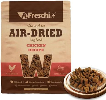 AFreschi Chicken Air-Dried Dog Food, Grain-Free, 1 lb