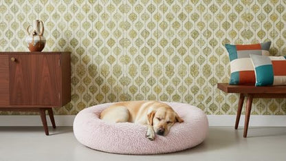 The Dog’s Bed Calming Donut Dog Bed, Machine Washable Removable Zip Cover