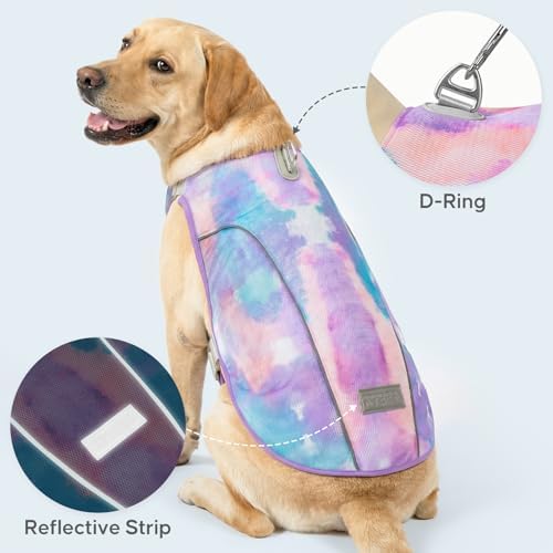 KYEESE Dog Cooling Vest Evaporative Dog Cooler Jacket for Hot Days