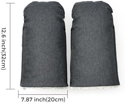 Momcozy Universal Stroller Gloves, Plush Weatherproof Winter Handmuffs