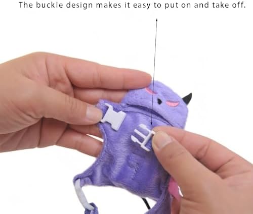 Small Animal Harness and Leash Set, Adjustable Escape Proof Ferret Harness Vest for Adult Ferret, Meerkat, King Squirrel & Fancy Rat, Soft Comfortable Pet Walking Harness with Leash