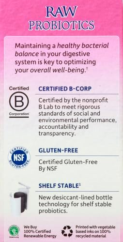 Garden of Life Raw Probiotics Vaginal Care - 50 Billion CFU - 38 Probiotic Strains - Supports Vaginal & Urinary Tract Health - Shelf Stable - 30 Vegetarian Capsules (Pack of 6)