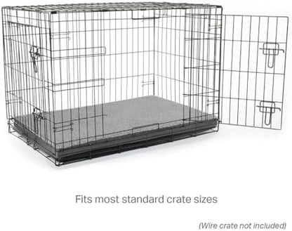 Friends Forever Orthopedic Dog Bed, Cooling Dog Beds with Removable Washable Cover, Reversible Pet Bed Mat with Memory Foam, Washable Removable Cover, Kato Grey, 36x27x3