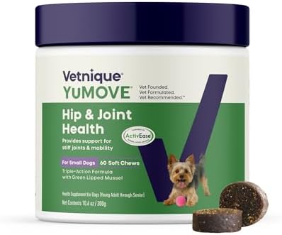 YuMOVE Small Dog Hip & Joint Supplement Soft Chews, Green Lipped Mussel