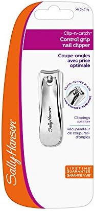 Sally Hansen Beauty Tools, Clip N' Catch-Control Grip Nail Clip with Catcher , 1 Count (Pack of 1)