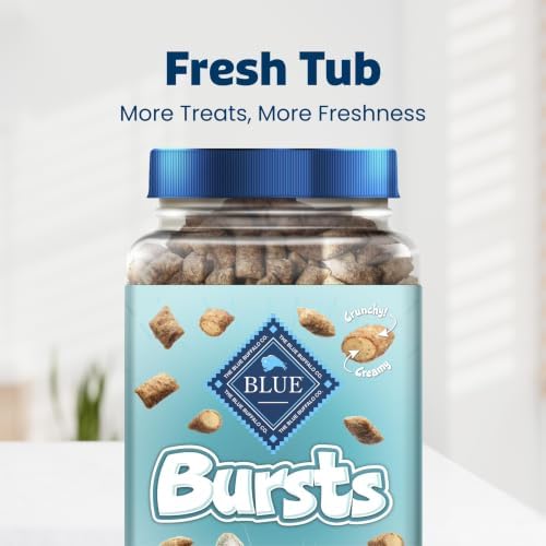 Blue Buffalo Bursts Seafood Crunchy & Creamy Cat Treats, 12 oz