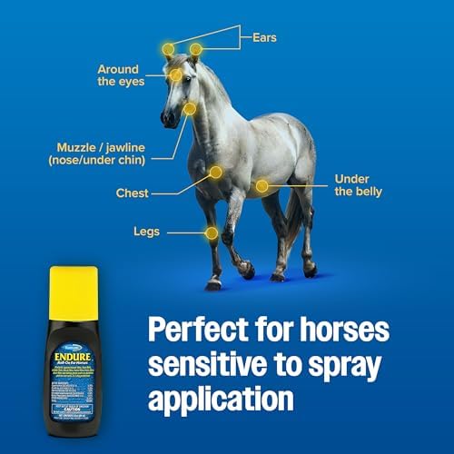 Farnam Endure Roll-On Fly Repellent for Horses, for Sensitive Areas, 3 oz
