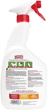 Nature’s Miracle Dog Stain & Odor Remover, Enzymatic Cleaner, 32 oz